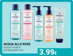 Tigotà ACQUA ALLE ROSE acqua micellare/ gel detergente viso offerta