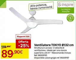 Leroy Merlin Ventilatore TOKYO Ø132 cm offerta