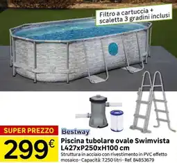 Leroy Merlin Bestway Piscina tubolare ovale Swimvista offerta
