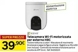 Leroy Merlin EZVIZ Telecamera Wi-Fi motorizzata per esterno H8C offerta