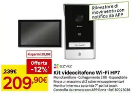 Leroy Merlin EZVIZ Kit videocitofono Wi-Fi HP7 offerta
