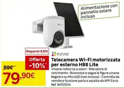 Leroy Merlin EZVIZ Telecamera Wi-Fi motorizzata per esterno HB8 Lite offerta