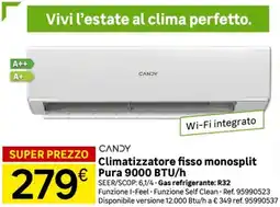 Leroy Merlin CANDY Climatizzatore fisso monosplit Pura 9000 BTU/h offerta
