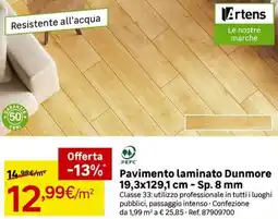 Leroy Merlin PEFC Pavimento laminato Dunmore 19,3x129,1 cm - Sp. 8 mm offerta