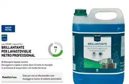 Metro Brillantante per lavastoviglie Metro Professional offerta