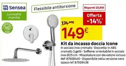 Leroy Merlin Sensea Kit da incasso doccia Icone offerta