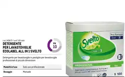 Metro Detergente per lavastoviglie ecolabel all in 1 Svelto offerta