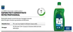 Metro Sapone piatti concentrato Metro Professional offerta