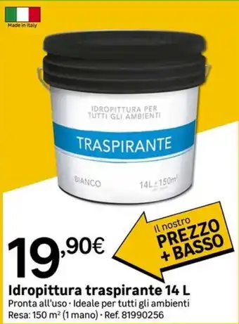 Leroy Merlin Idropittura traspirante offerta