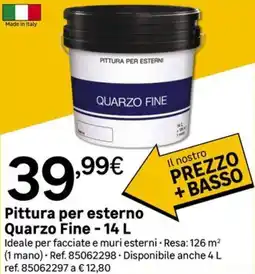 Leroy Merlin Pittura per esterno Quarzo Fine offerta