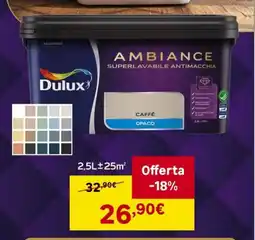 Leroy Merlin Dulux ambiance superlavabile antimacchia offerta
