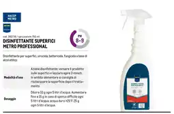 Metro Disinfettante superfici Metro Professional offerta