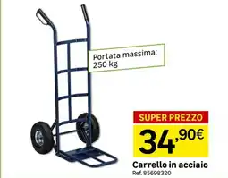 Leroy Merlin Carrello in acciaio offerta
