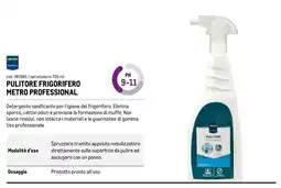 Metro Pulitore frigorifero Metro Professional offerta