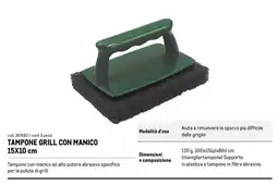Metro Tampone grill con manico offerta