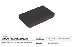 Metro Tampone fibra nera offerta