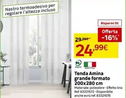 Leroy Merlin Tenda Amina grande formato 200x280 cm offerta