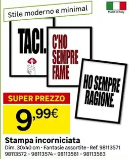 Leroy Merlin Stampa incorniciata offerta