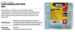 Metro Panni microblu per vetri Arix offerta
