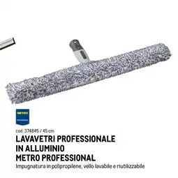 Metro Lavavetri professionale in alluminio Metro Professional offerta