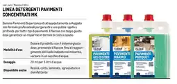 Metro Linea detergenti pavimenti concentrati mk offerta