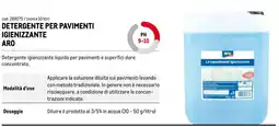 Metro Detergente per pavimenti igienizzante Aro offerta