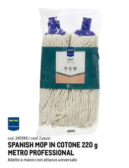 Metro Spanish mop in cotone Metro professional offerta