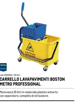 Metro Carrello lavapavimenti boston Metro Professional offerta
