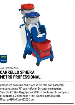 Metro Carrello sphera Metro Professional offerta
