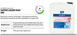 Metro Sapone liquido mani Aro offerta