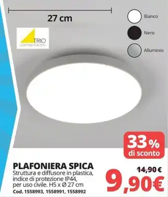 Brico Io Plafoniera spica offerta