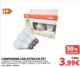 Brico Io Lampadina led attacco E27 offerta