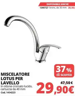 Brico Io Miscelatore lotus per Lavello offerta