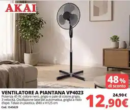 Brico Io AKAI Ventilatore a piantana VP4023 offerta
