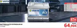 Brico Io VARTA batteria auto potenza 60 AH offerta