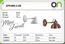 Gbc Applique a LED offerta