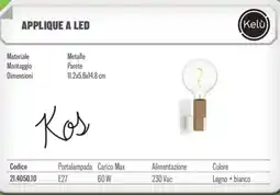 Gbc Applique a LED offerta