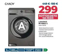 Sinergy CANDY LAVATRICE BR 48B6G-S offerta