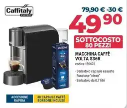 Sinergy Caffitaly MACCHINA CAFFÈ VOLTA S36R offerta