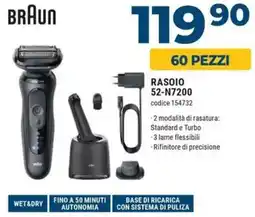 Sinergy BRAUN RASOIO 52-N7200 offerta