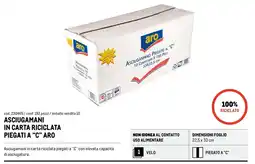 Metro Asciugamani in carta riciclata piegati a "c" Aro offerta