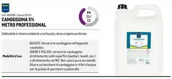Candeggina 5% Metro Professional