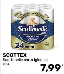 Iper Tosano SCOTTTEX Scottonelle carta igienica offerta