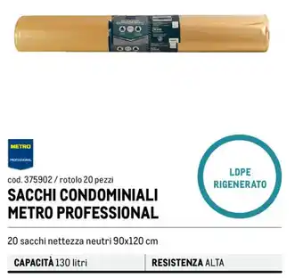 Sacchi condominiali Metro Professional