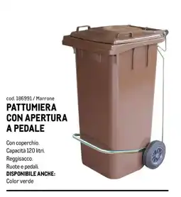 Metro Pattumiera con apertura a pedale offerta