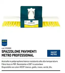 Metro Spazzolone pavimenti Metro Professional offerta