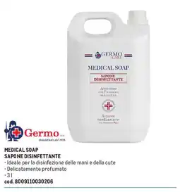 Metro Germo medical soap sapone disinfettante offerta