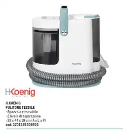 Metro H.koenig pulitore tessile offerta