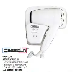 Metro Casselin asciugacapelli offerta