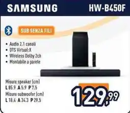 Unieuro Samsung HW-B450F offerta